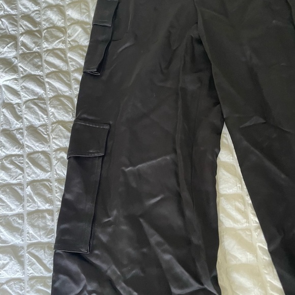 Favorite Daughter black satin cargo pant - Picture 8 of 16